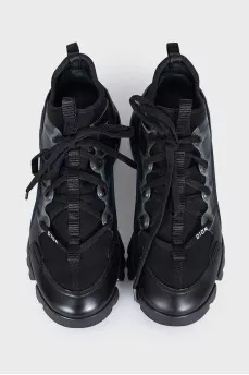 D-Connect textile and rubber sneakers