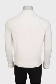 Men's merino wool cardigan