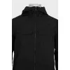Men's windbreaker with button pockets