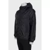 Men's black reversible jacket