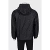 Men's black reversible jacket