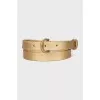 Belt in gold color