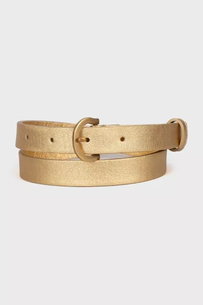 Belt in gold color
