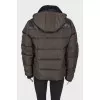 Dark green hooded jacket