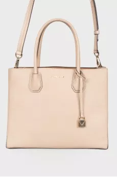 Textured leather bag