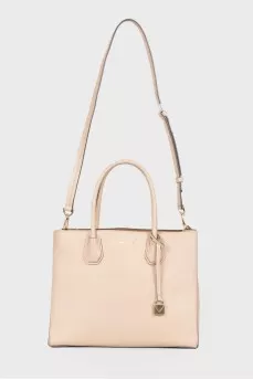 Textured leather bag