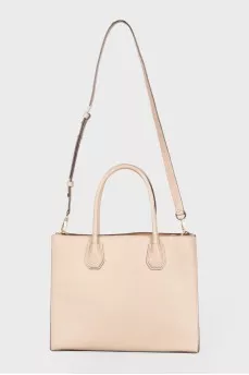 Textured leather bag