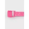 Pink textile belt
