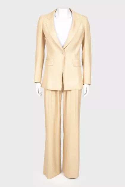 Light gold suit