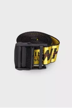 Yellow textile belt