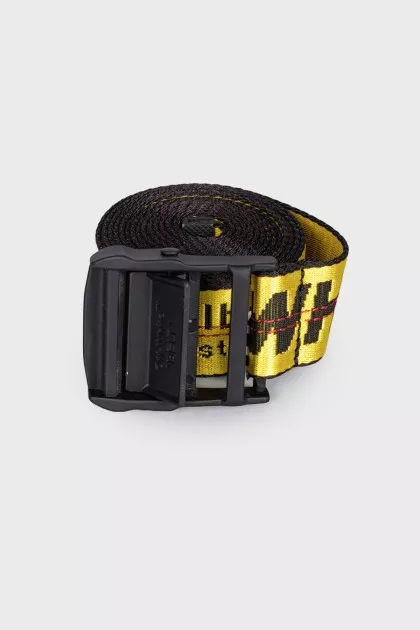 Yellow textile belt