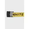 Yellow textile belt