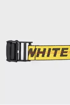 Yellow textile belt