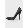 Lace shoes with pony insole