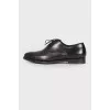 Perforated men's oxford shoes