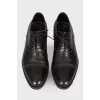 Perforated men's oxford shoes