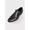Perforated men's oxford shoes