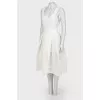 Fitted dress with lace