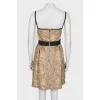 Golden dress with lurex