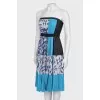 Pleated slip dress