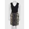 Animal print dress