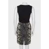 Animal print dress