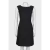 Black dress made of wool