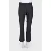Classic silk trousers
