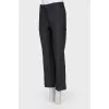 Classic silk trousers