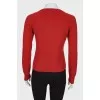 Red jacket with rhinestones