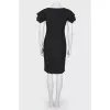 Dress with frills on the sleeves