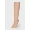Beige stilettos