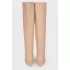 Beige stilettos