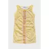 Children's dress with a pattern of sequins