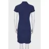 Polo dress with embroidered logo