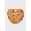 Semicircular bag from bamboo