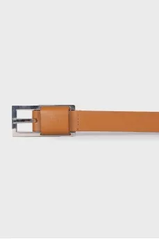 Leather belt