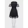 Dress with lace and ruffles