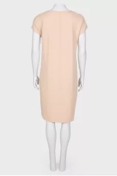 Combined color dress