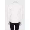 Knitted white pulver