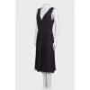 Silk dress in a fold