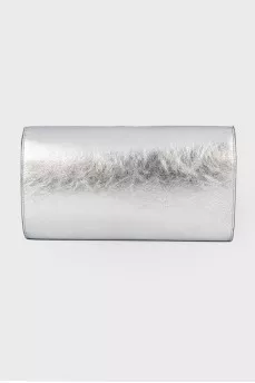 Silver clutch on the button