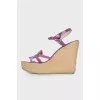 Jute wedge sandals