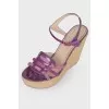 Jute wedge sandals