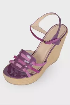 Jute wedge sandals