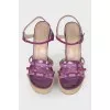 Jute wedge sandals