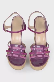 Jute wedge sandals