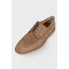 Men's textile brogues