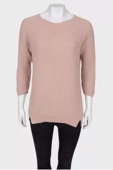 Cashmere sweater in the color of the mocha