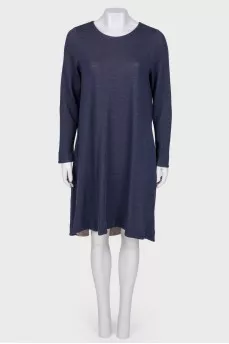 Free-cut dress with pockets